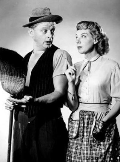 Richard Lincoln Charles wife Joyce Randolph as Trixie Norton in the hit American sitcom The Honeymooners